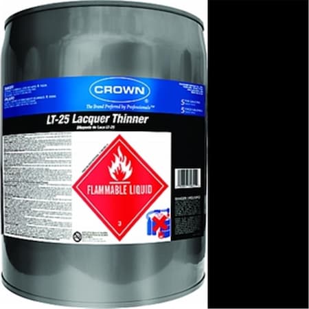 Crown Packaging Crown Packaging CR.LT.M.25 Acrylic Lacquer Thinner - 5 Gallon 208537